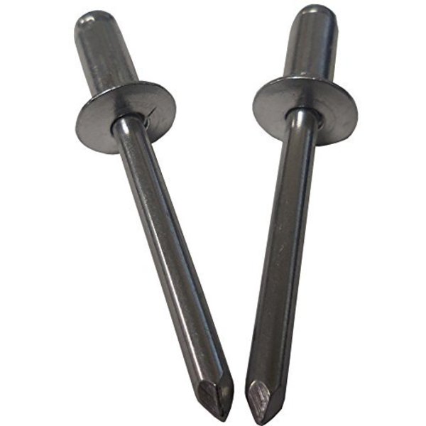Stanley Engineered Fastening Blind Rivet, Dome Head, 0.125 in Dia., 0.265 in L, Aluminum Body, 1000 PK PAD42ABS